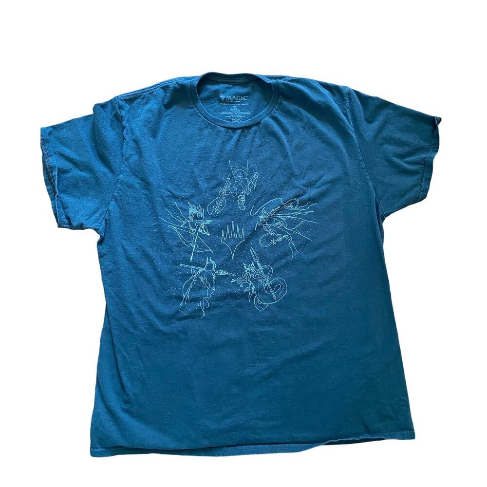Magic The Gathering Black Shirt XL 2018 Wizards of the Coast Constellation
